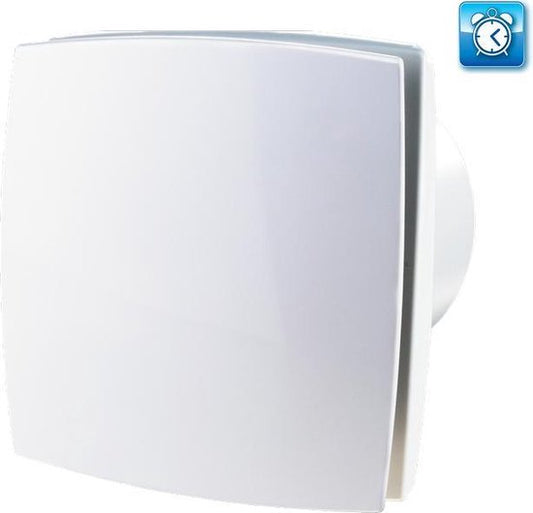 Vents Design badkamerventilator 100 mm - met Timer - 88 m³/h - Wit Tweede kans