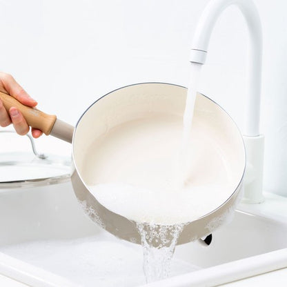 GreenChef Nordics keramische inductie hapjespan met deksel 24cm/3.1L - PFAS-vrij - Inductie pan - Inductie hapjespan - Vaatwasserbestendig Tweede kans