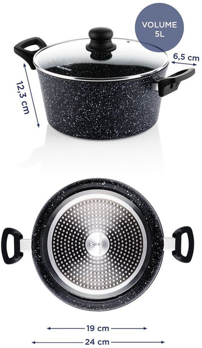 Westinghouse Braadpan – Ø 24 cm – Inductie – PFOA-vrij – Inclusief Deksel Tweede kans