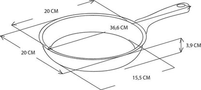 Greenpan Cambridge Bronze Keramische Koekenpan Ø20cm – PFAS-vrij – Inductie Koekenpan Tweede kans