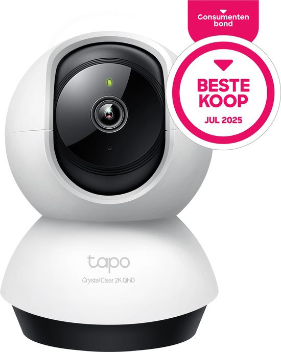 Tapo C220 Beveiligingscamera binnen - 2K 4MP QHD - Pan Tilt Tweede kans