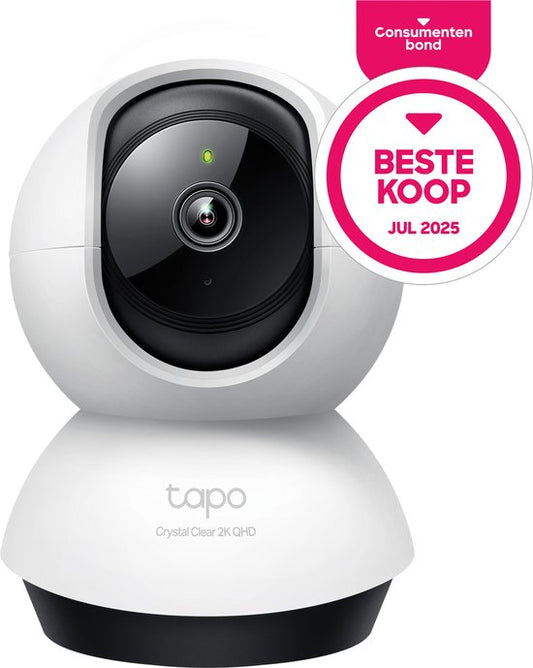 Tapo C220 Beveiligingscamera binnen - 2K 4MP QHD - Pan Tilt Tweede kans