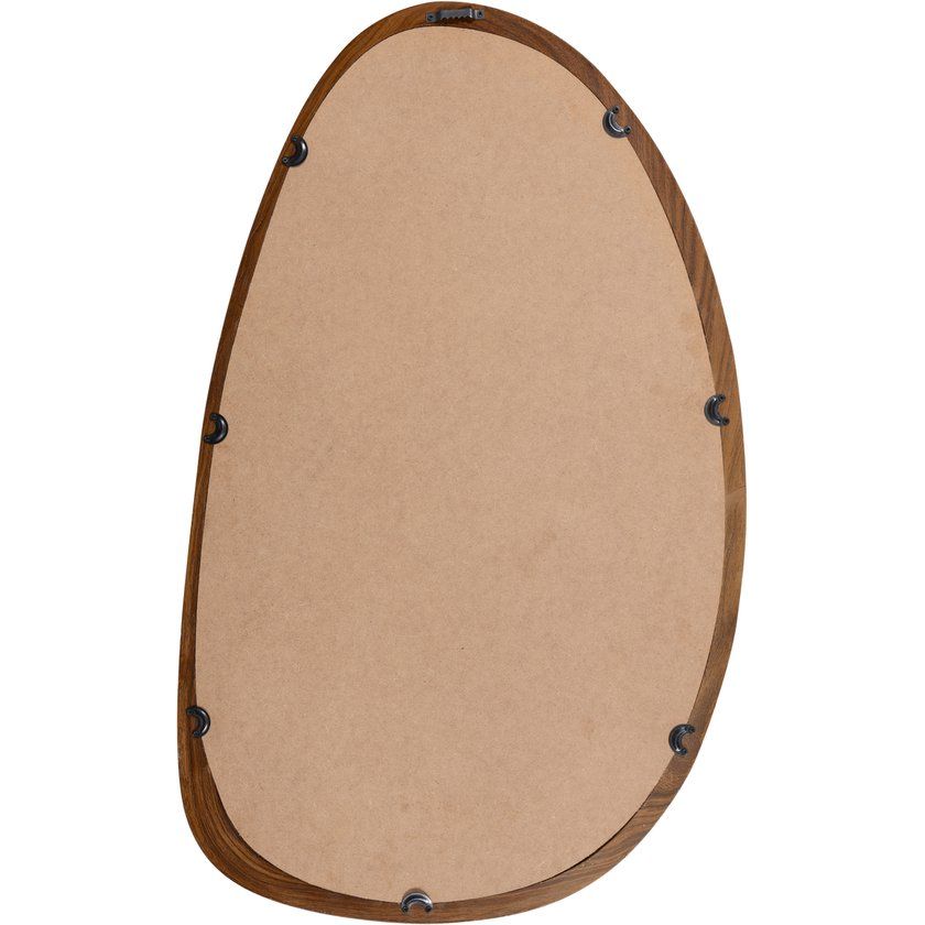 WOOOD Leif Spiegel - Hout - Naturel - 64x38x2 cm