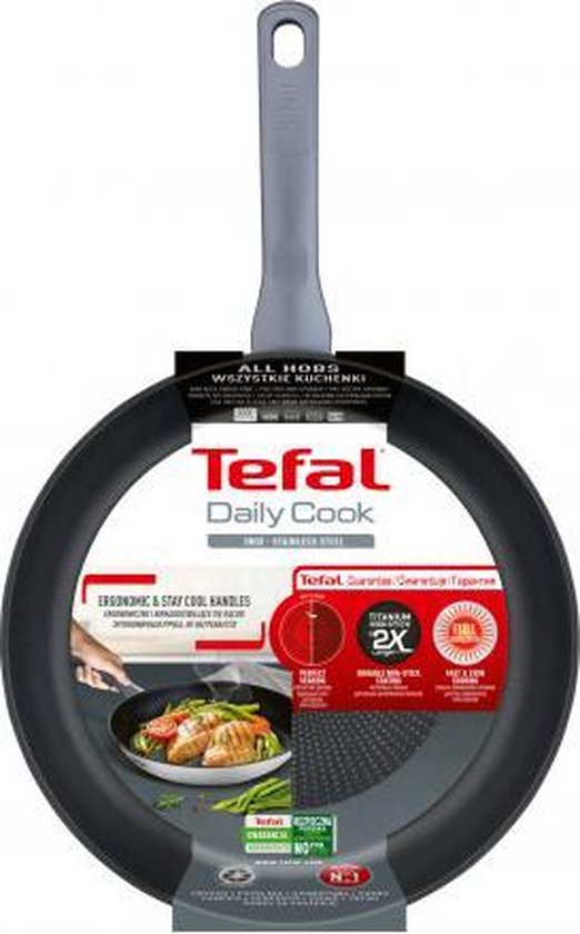 Tefal Daily Cook Koekenpan - Rond - ZONDER VERPAKKING + RAND SCHADE
