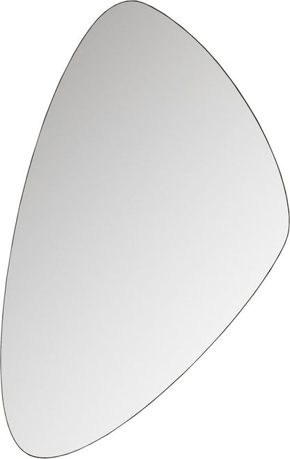 WOOOD Philou Spiegel - Glas/Metaal - Zwart - 80x50x0,5