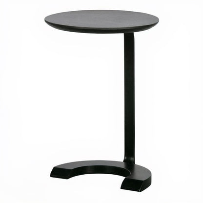 WOOOD Floor Bijzettafel - Hout/Metaal - Zwart - 57x39x39 cm