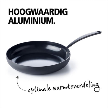 Brabantia Black Koekenpan - Ø 24 cm - Keramisch - PFAS-vrij Tweede kans