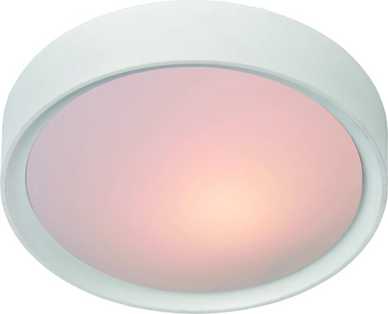 Lucide LEX - Plafonnière (Plafondlamp) - Ø 33 cm - 2xE27 - Wit
