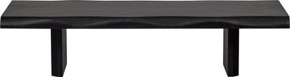 WOOOD Cali Salontafel - Mangohout - Zwart - 55x120x28 cm