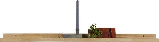 WOOOD Studio Fotolijstplank - Eikenhout - 5x120x10 Zonder bevestigingsschroeven