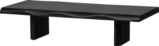 WOOOD Cali Salontafel - Mangohout - Zwart - 55x120x28 cm