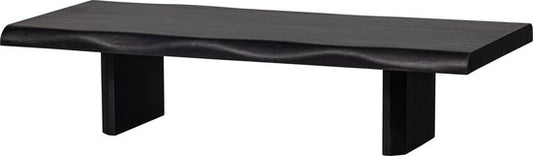 WOOOD Cali Salontafel - Mangohout - Zwart - 55x120x28 cm