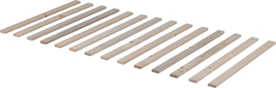 WOOOD Lattenbodem zonder Lint - Hout - 2x200x80