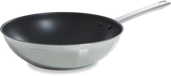 BK Allround Wokpan 28cm – 4.2L - PFAS-vrije antikleeflaag – Wokpan inductie – Keramische pan