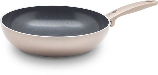 Greenpan Cambridge Bronze Keramische Wokpan zonder deksel Ø28cm - 3.5L – PFAS-vrij – Inductie Wokpan – Ovenbestendig tot 160°C – Vaatwasserbestendig – Snelle opwarming – Koudgrepen – Brons