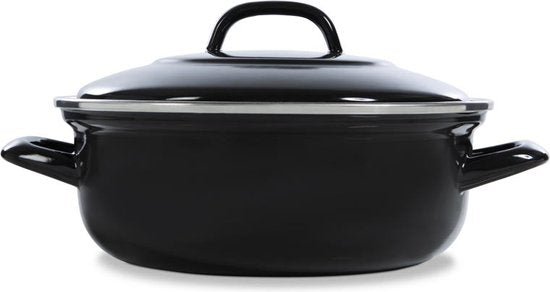 BK Fortalit Emaille braadpan 22cm/2L – Inductie braadpan – geëmailleerd staal