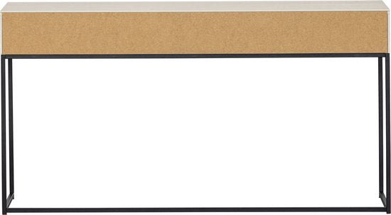 WOOOD Silas Bureau/Sidetable - Grenenhout - Dust/Beige - 74x140x40 cm