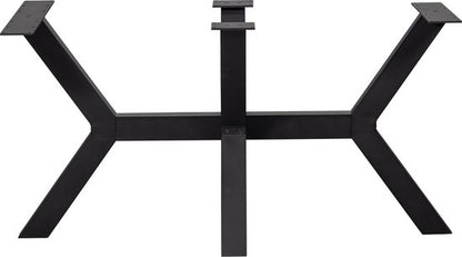 WOOOD Tablo Tafelpoot - Metaal - Zwart - 75x79x71