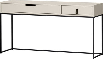 WOOOD Silas Bureau/Sidetable - Grenenhout - Dust/Beige - 74x140x40 cm