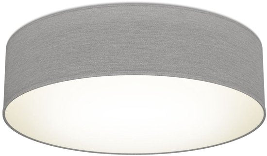 B.K.LICHT - Plafondlamp - decoratieve lamp - taupe / beige - met 2x E27 fitting - Ø38cm