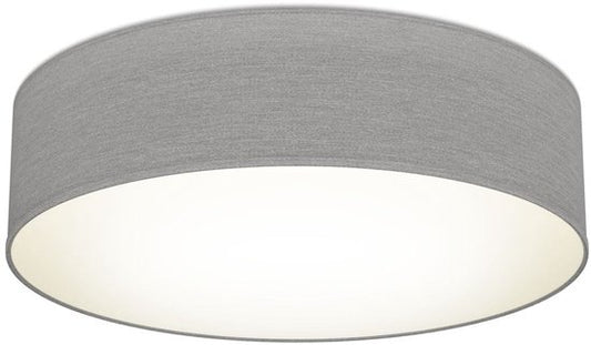 B.K.LICHT - Plafondlamp - decoratieve lamp - taupe / beige - met 2x E27 fitting - Ø38cm