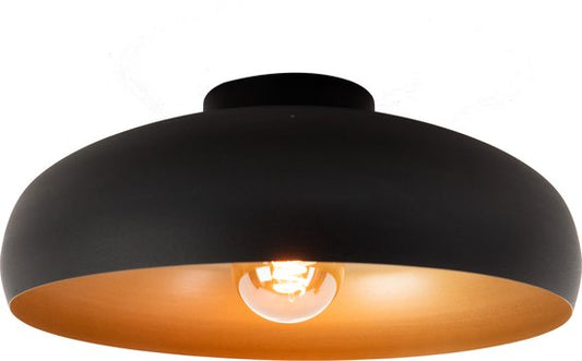 EGLO Mogano Plafondlamp - E27 - Ø 40 cm - Zwart/Koper Tweede kans
