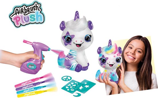 Airbrush - Pluche Eenhoorn - 2507411