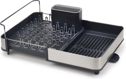 Joseph Joseph Extend Steel Afdruiprek - Uitschuifbaar - RVS, Kunststof - Grijs