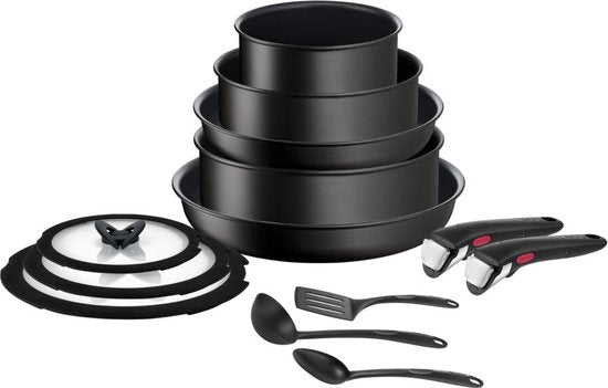 Tefal Ingenio Unlimited - Pannenset - 13-delig - Inductie - Stapelbaar - Afneembare Handgreep - Ruimtebesparend