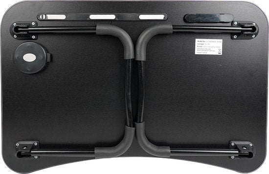 Ingenious Gifting USB Laptoptafel - Laptoptafel - Inklapbaar - Beker en Tablethouder - 4 Verwijderbare USB poorten