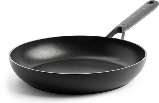 KitchenAid Classic Forged Aluminium koekenpan ø28cm - zwart - inductie - anti-aanbak - PFAS-vrij