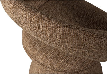 WOOOD Winter Draaibare Eetkamerstoel - Zand Melange/Beige - 80x63x57 cm
