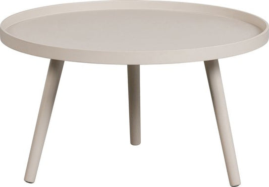 WOOOD Mesa Bijzettafel L - Hout - Antique Beige - 34x60x60 cm