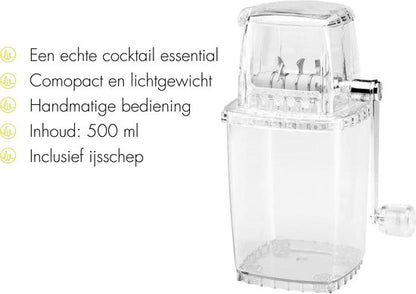 Leopold Vienna - Ice Crusher Transparant - handmatig