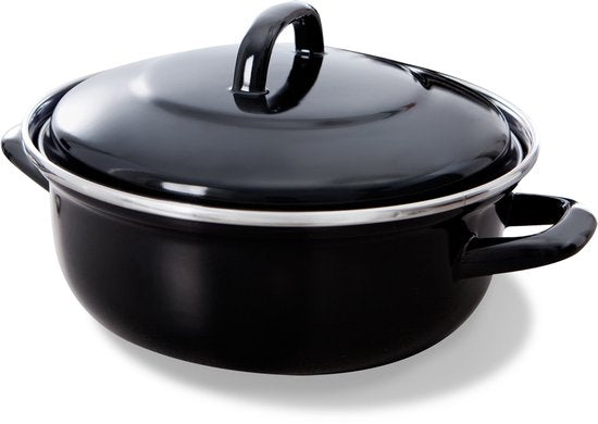 BK Fortalit Emaille braadpan 22cm/2L – Inductie braadpan – geëmailleerd staal