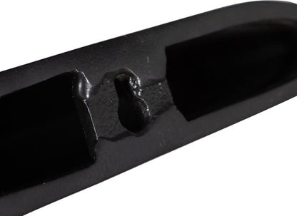 WOOOD Rock Wandplank - Aluminium - Zwart - 7x50x13