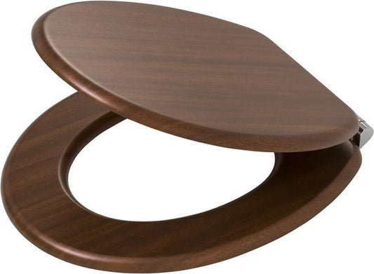 Tiger Douglas - WC bril - Soft Close - MDF / FSC - Walnoot Tweede kans