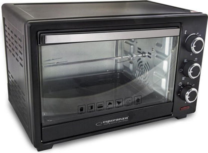 Esperanza convectie en rotisserie mini oven 25L ''Napoli'' zwart