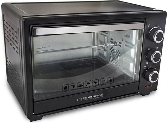 Esperanza convectie en rotisserie mini oven 25L ''Napoli'' zwart