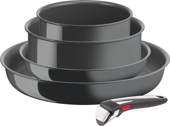 Tefal Ingenio Renew - Koekenpannenset - 5-delig - PFAS-vrij - 1 pan klein krasje!