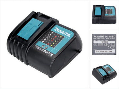 Makita DC 18 SD acculader 7,2 V - 18 V voor Li-Ion accu ( 194533-6 ) ZONDER VERPAKKING!