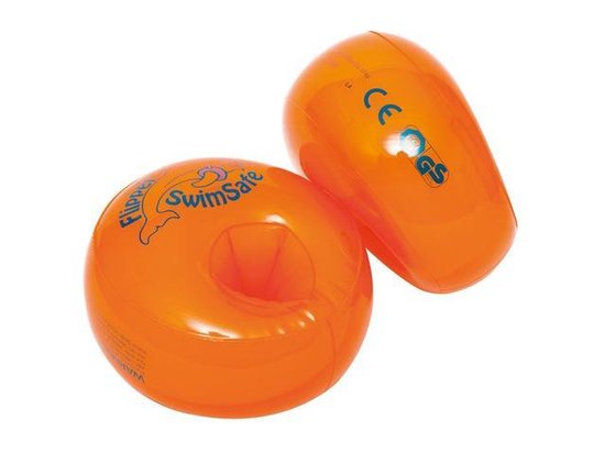 Flipper Swimsafe - zwembandjes - oranje - 2 stuks - EF-1010 let op! zonder verpakking