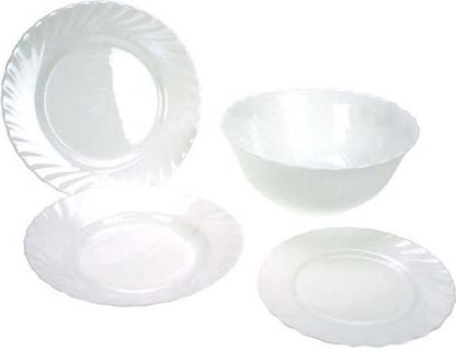 Luminarc Trianon Serviesset - Wit- 6 personen - 19 delig