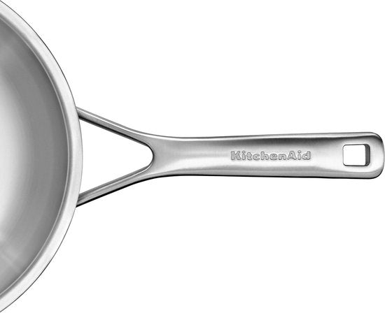 KitchenAid Multi-Ply RVS Koekenpan - ø24 cm - inductie - PFAS-vrij