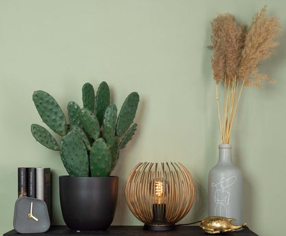 EGLO Venezuela Tafellamp - E27 - Ø 23,5 cm - Goud/Zwart Tweede kans