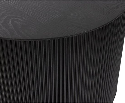 WOOOD Sanne Bijzettafel - Mdf - Zwart - 40x60x60