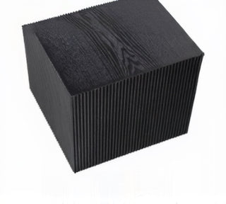 WOOOD Sanne Bijzettafels - MDF/Hout - Vierkant - Zwart - Set van 2