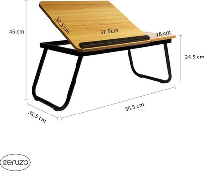 Ceruzo Bedtafel Verstelbaar - Laptoptafel - Ontbijttafel - Inklapbaar