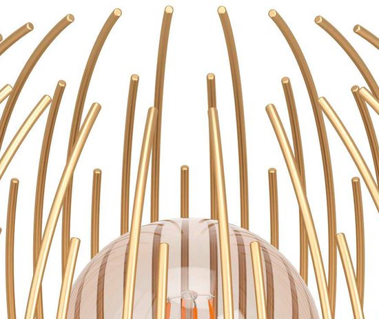 EGLO Venezuela Tafellamp - E27 - Ø 23,5 cm - Goud/Zwart Tweede kans