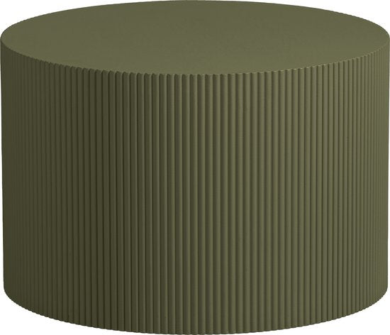 WOOOD Sanne Bijzettafel - MDF - Militair Groen - 40x60x60